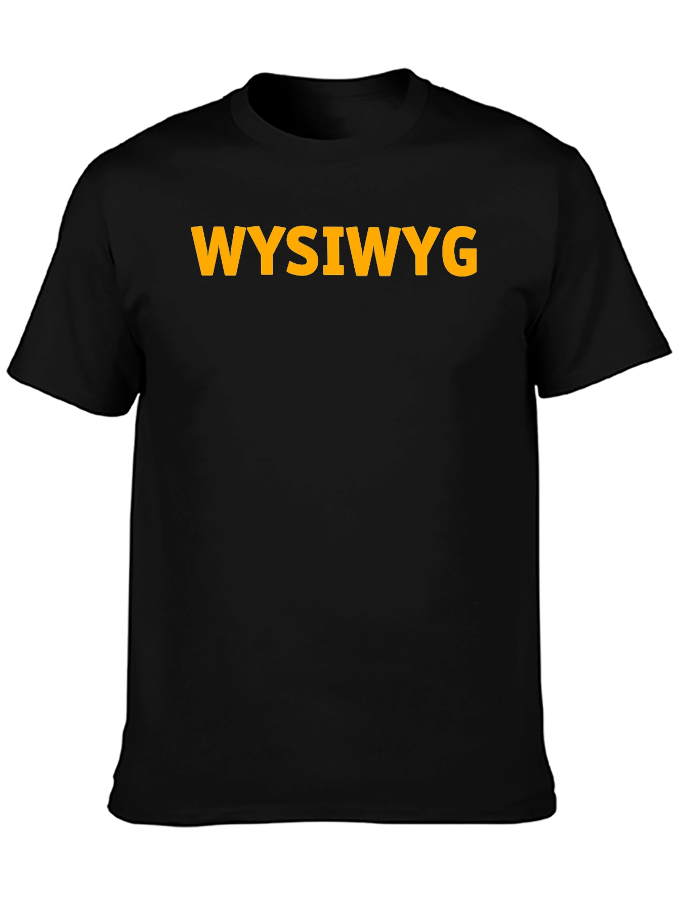 WYSIWYG Graphic T-Shirt - Black