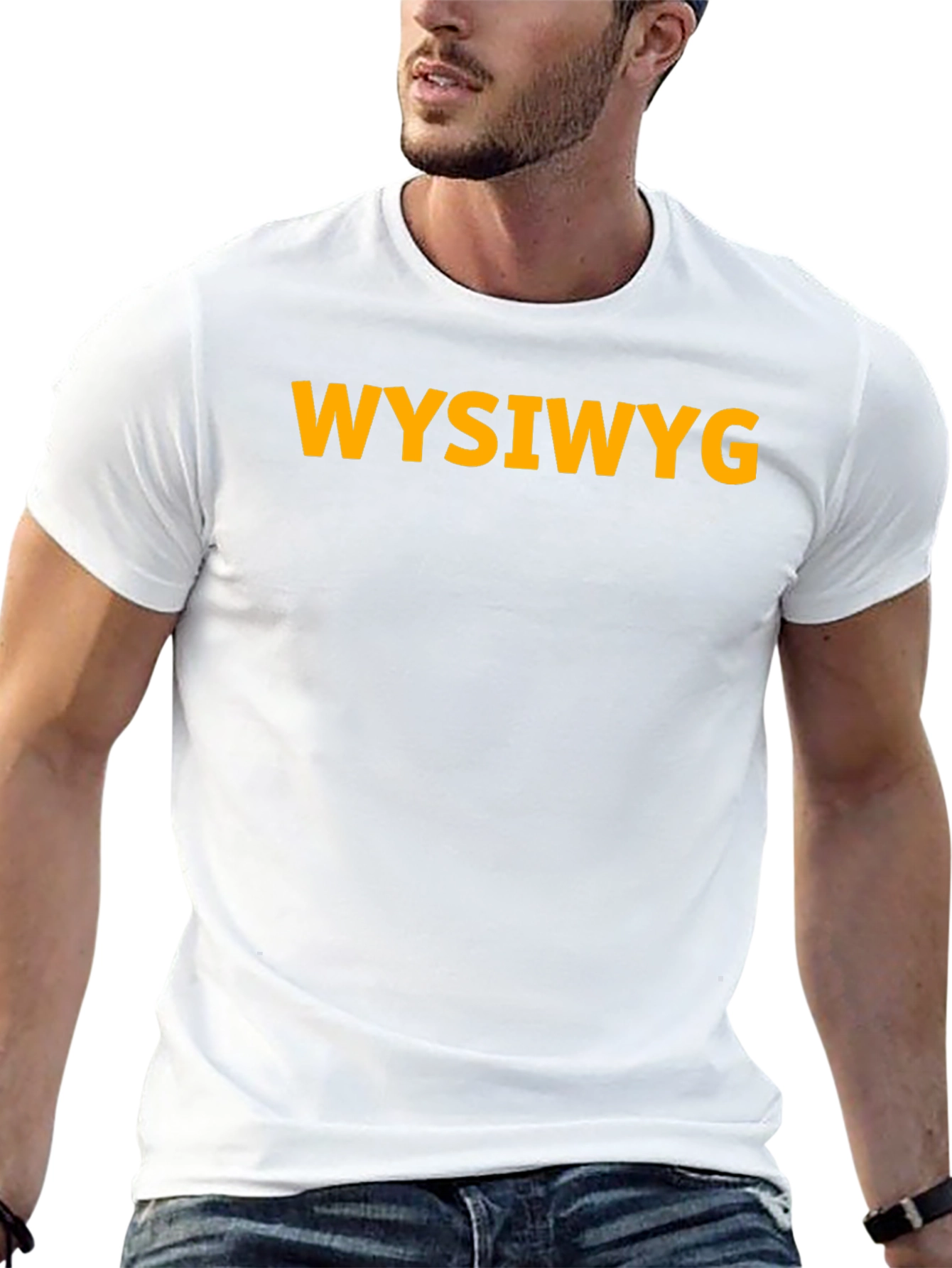 WYSIWYG Graphic T-Shirt - Black