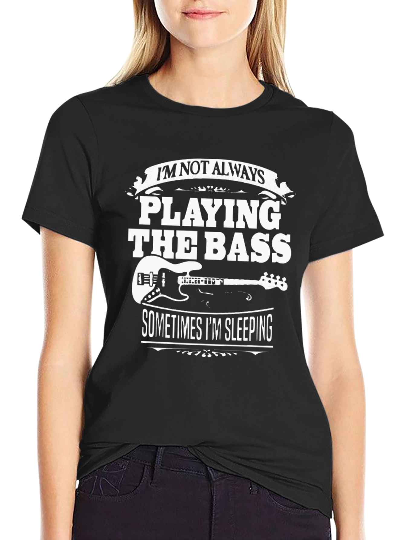 Bass Guitar Player Graphic T-Shirt