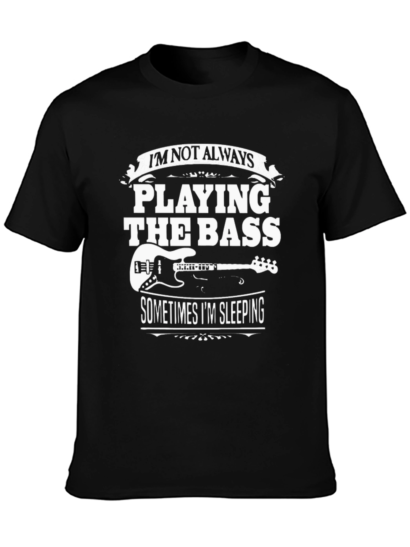 Bass Guitar Player Graphic T-Shirt