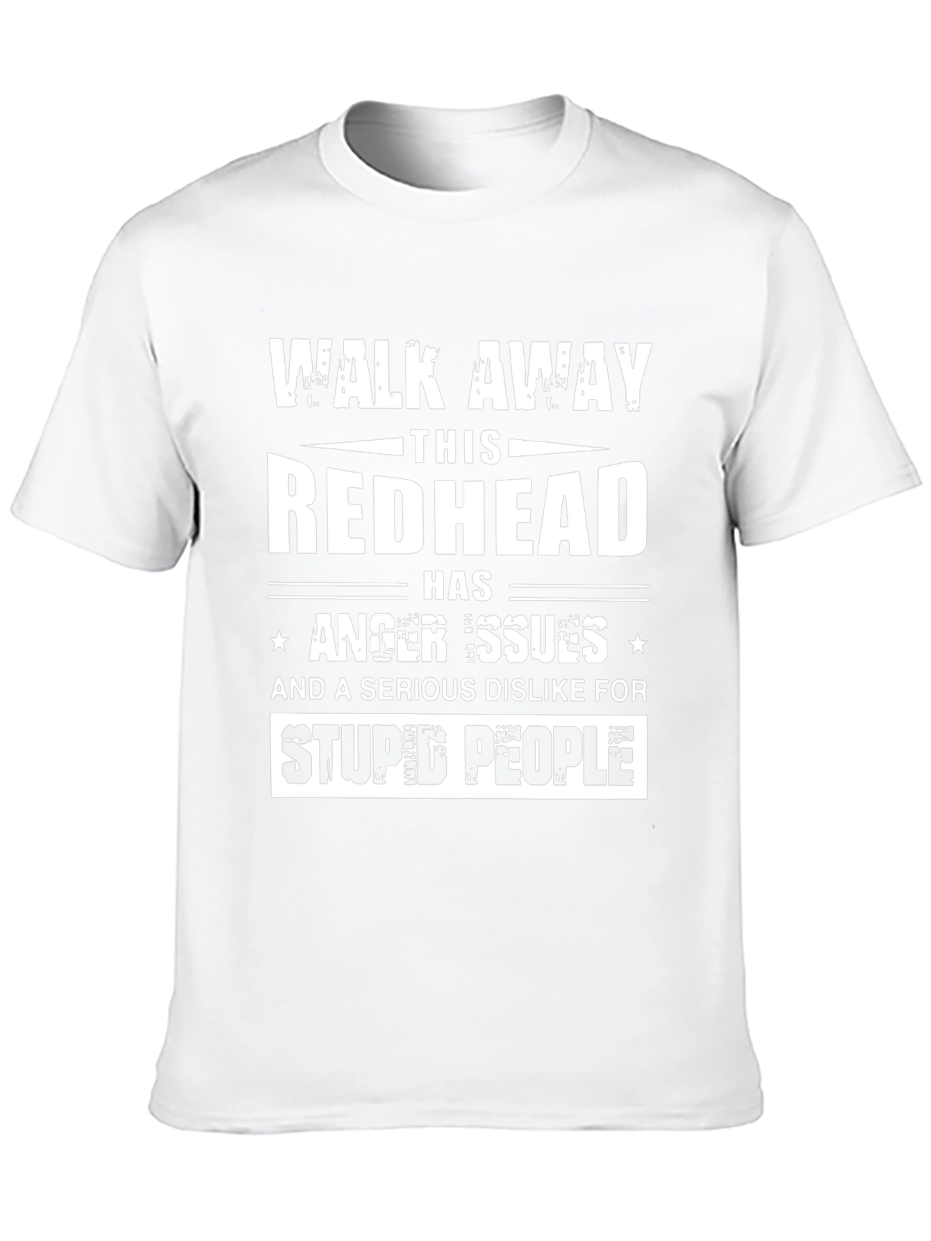 Walk Away Redhead Anger Issues T-Shirt