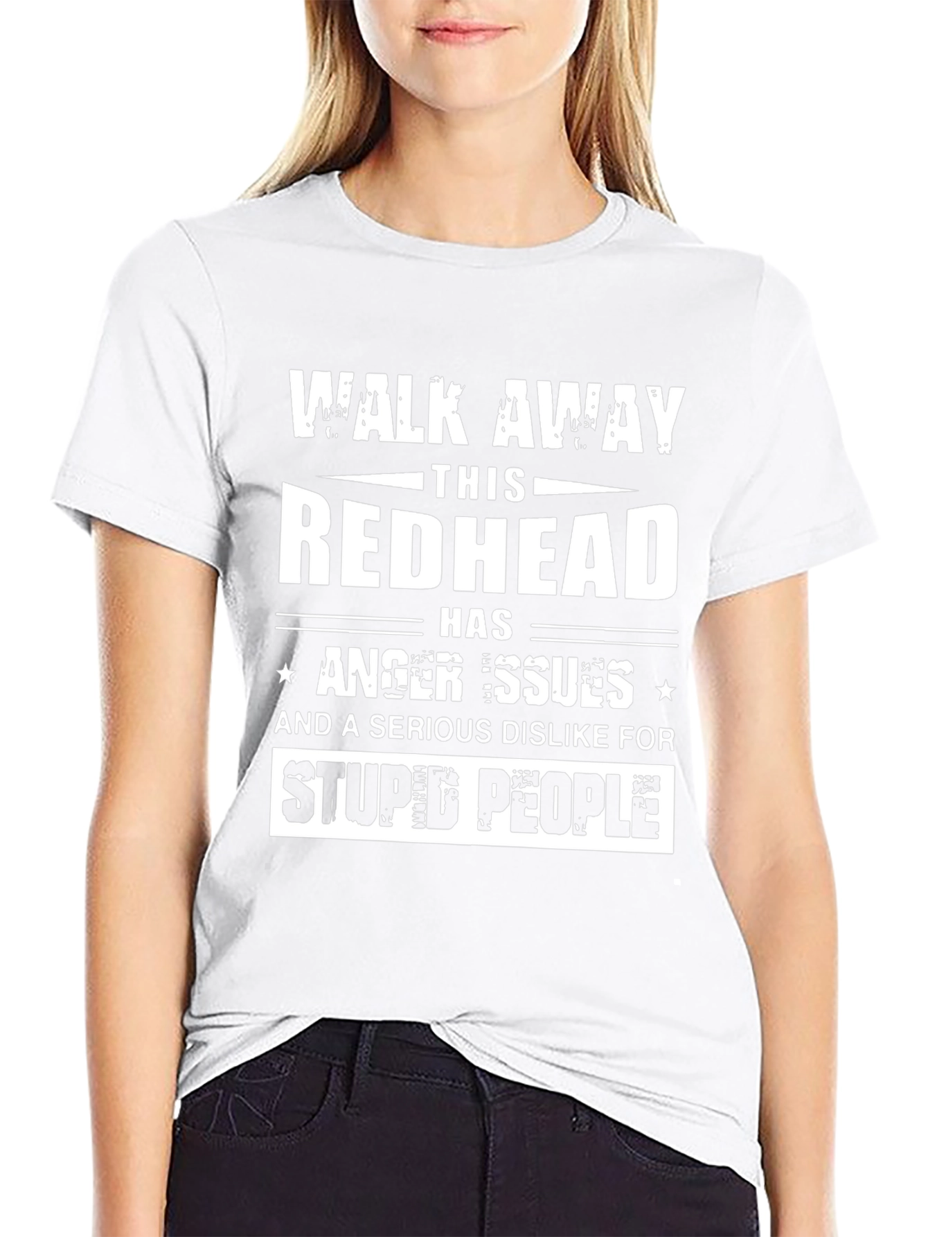 Walk Away Redhead Anger Issues T-Shirt