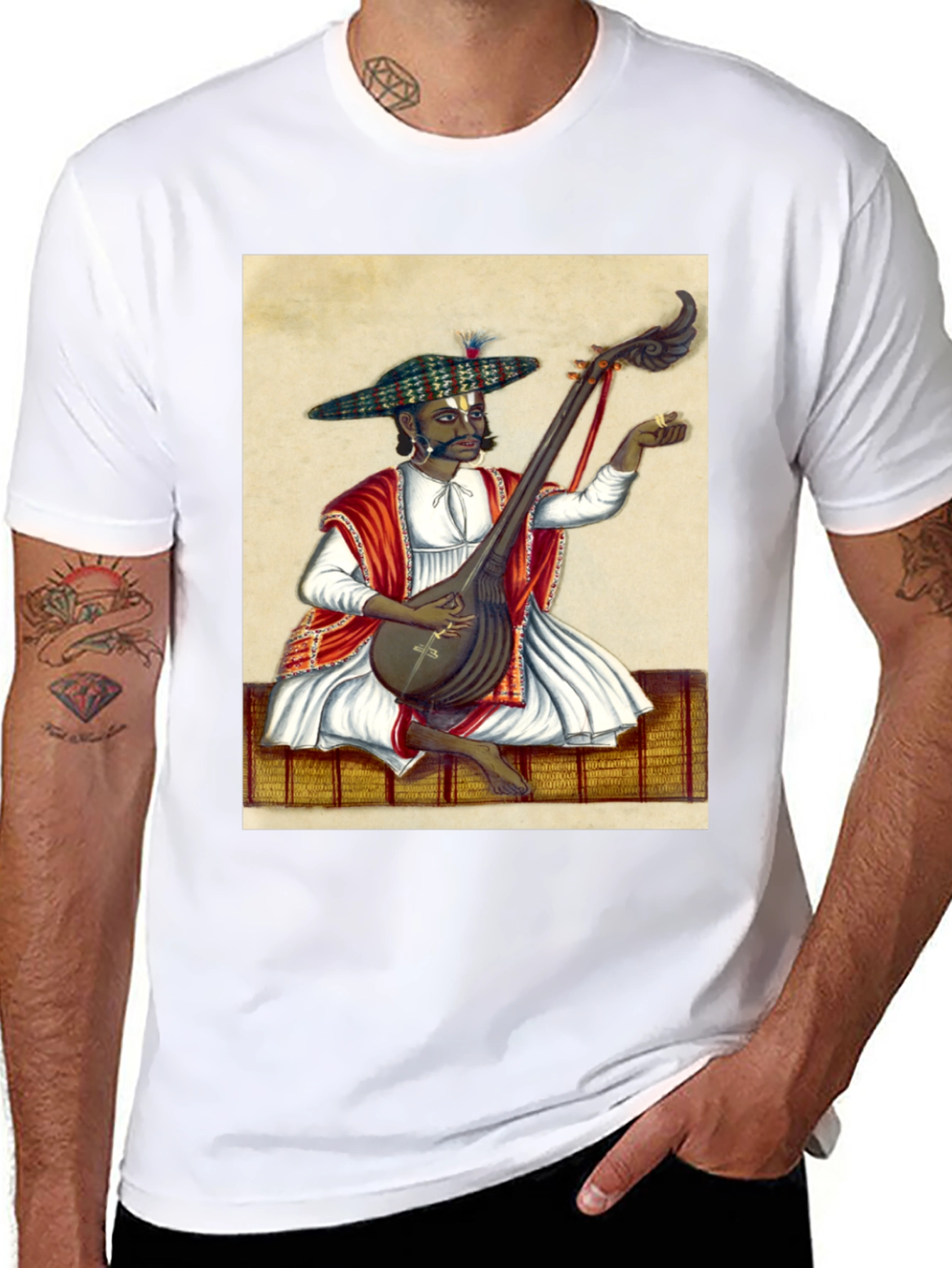 Indian Musician Graphic Tee