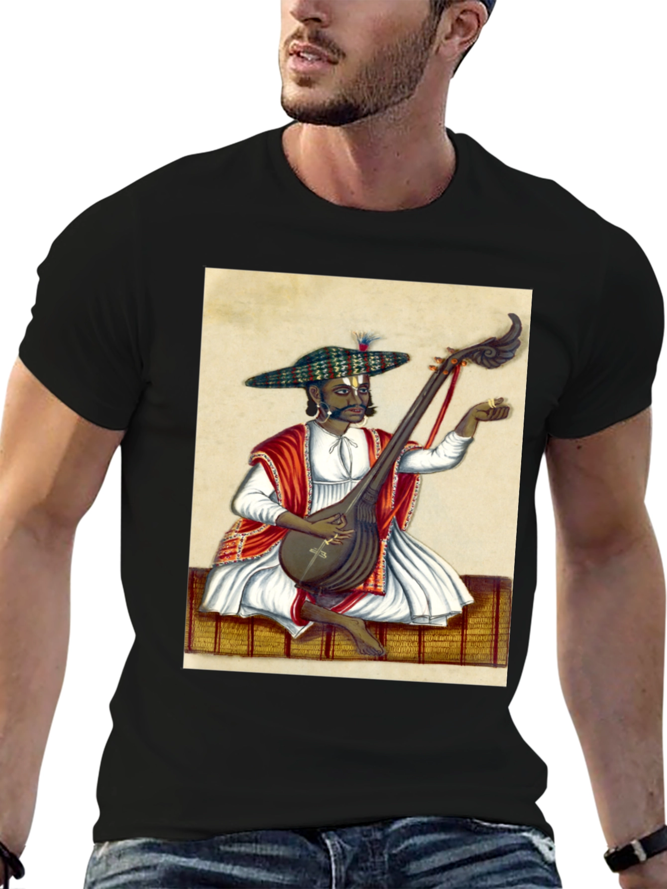 Indian Musician Graphic Tee