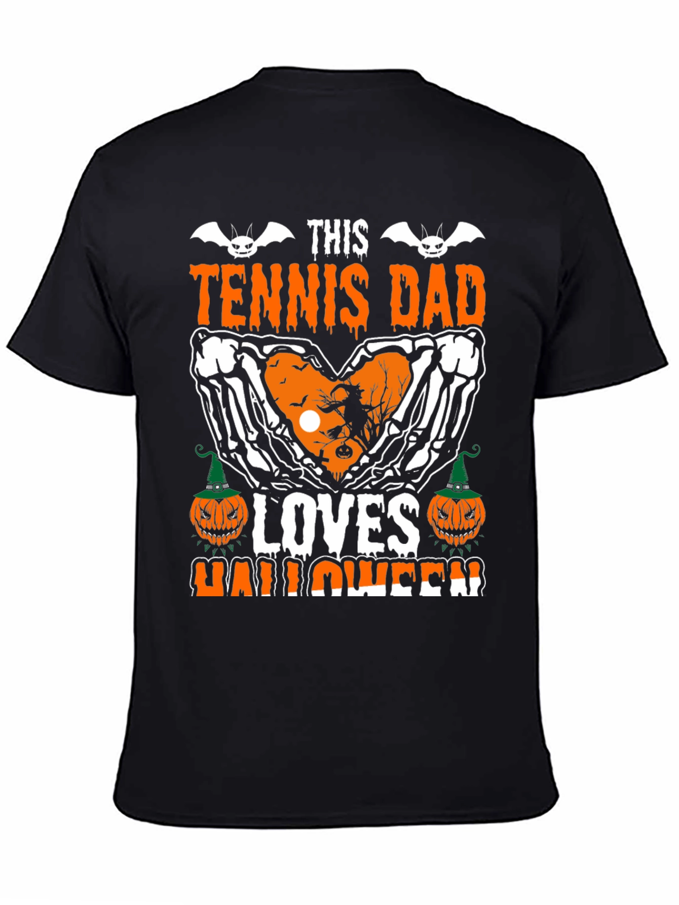 Tennis Dad Halloween Graphic Tee