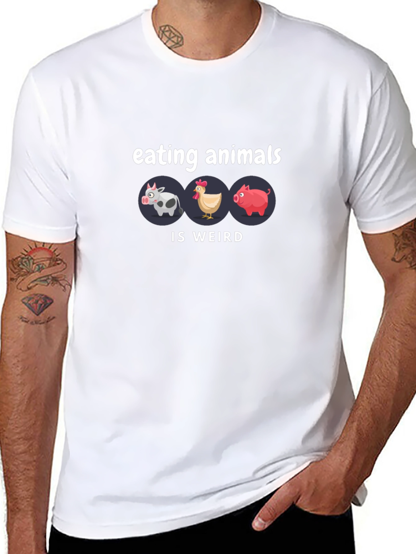 Vegan T-Shirt - Eating Animals is Weird Tee