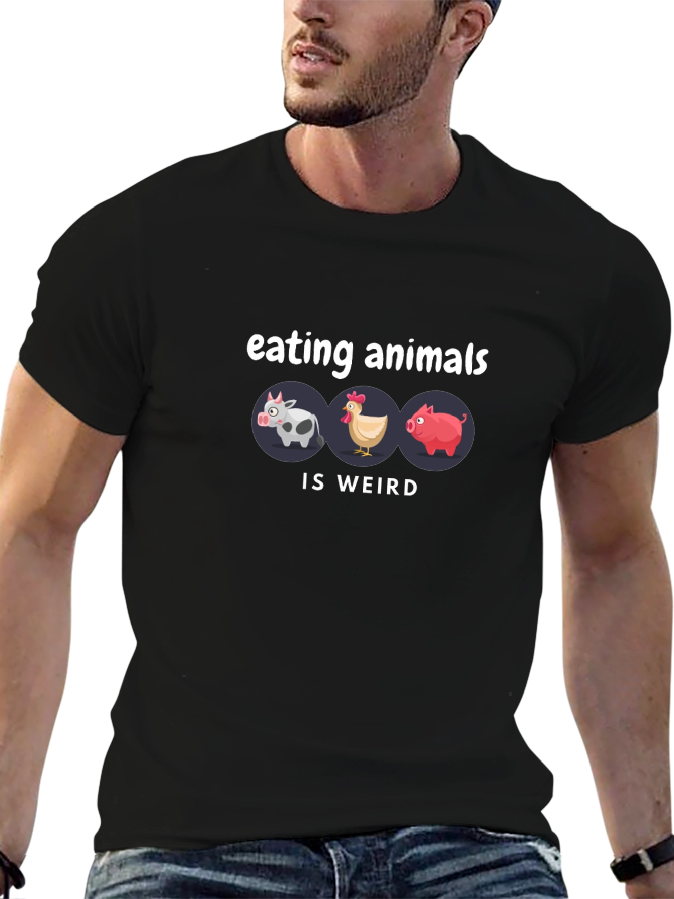 Vegan T-Shirt - Eating Animals is Weird Tee