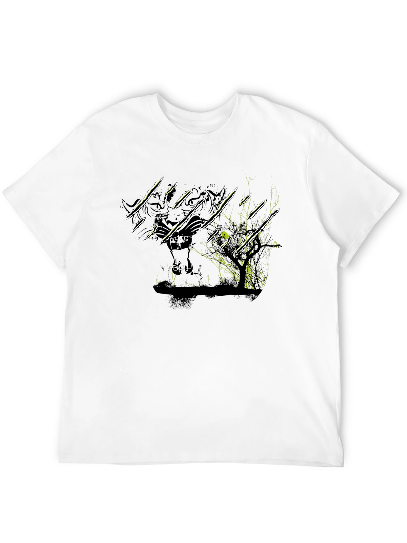 Clawed Predator Tee - Black Graphic T-Shirt