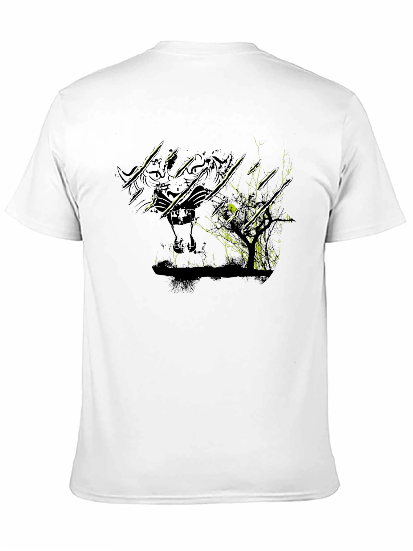 Clawed Predator Tee - Black Graphic T-Shirt