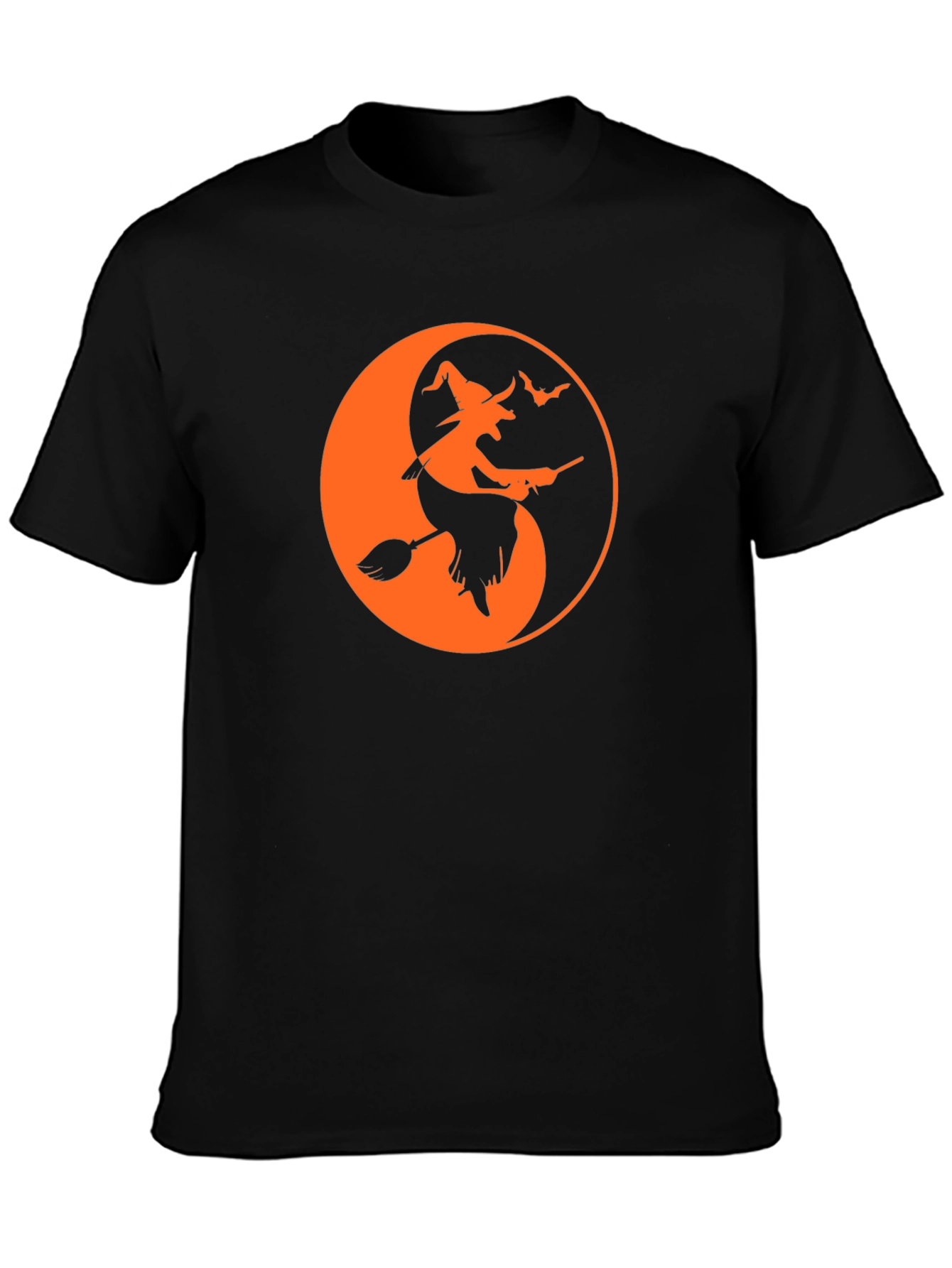 Halloween Witch Yin Yang T-Shirt