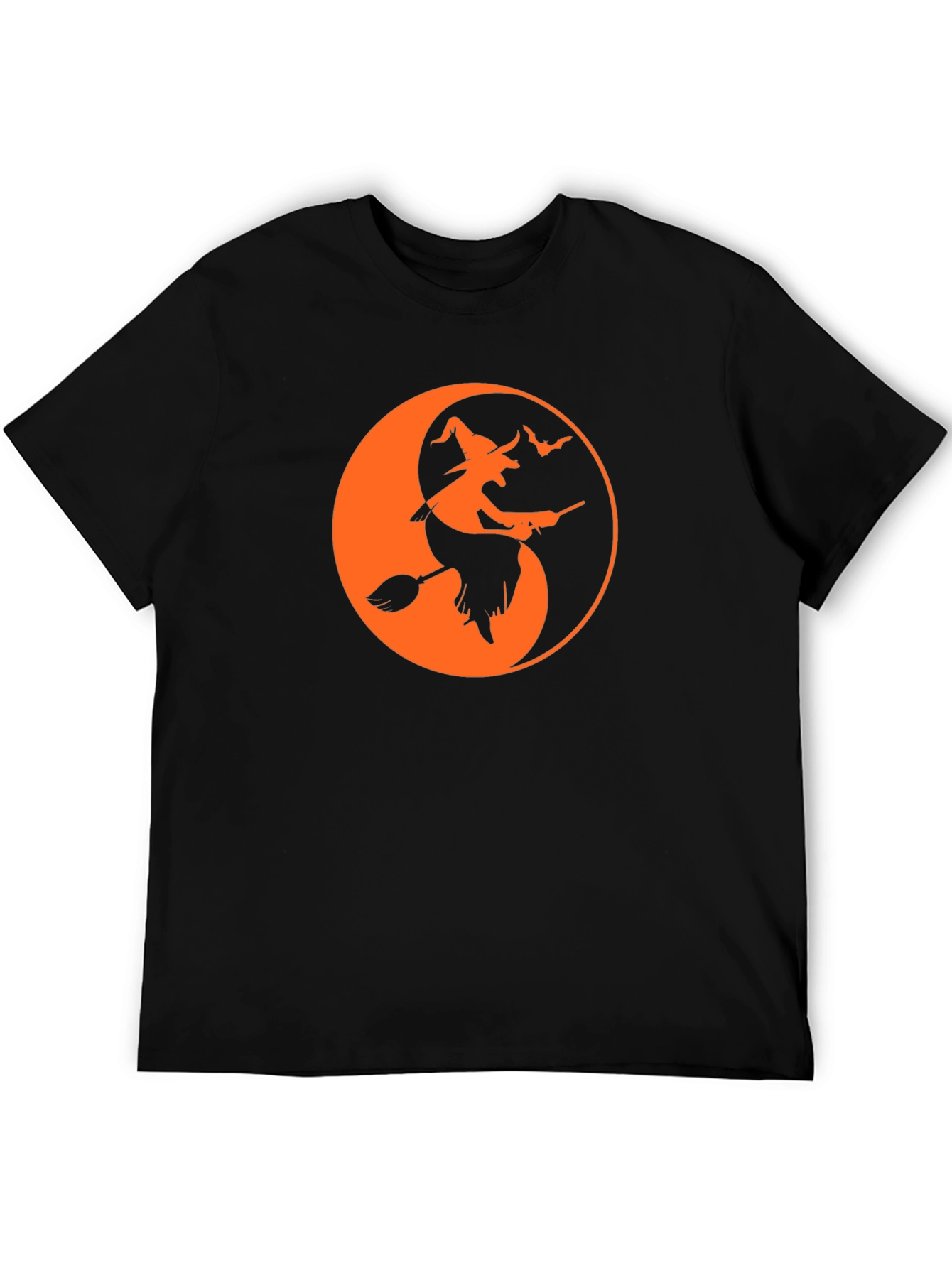 Halloween Witch Yin Yang T-Shirt