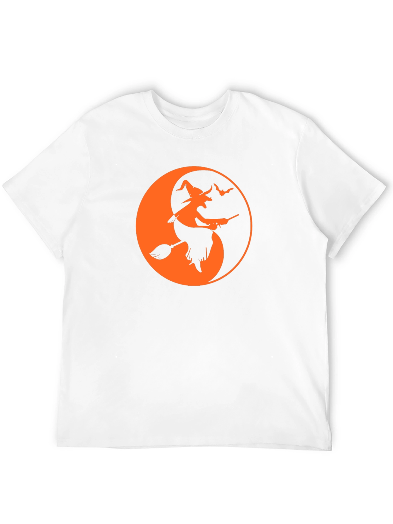 Halloween Witch Yin Yang T-Shirt