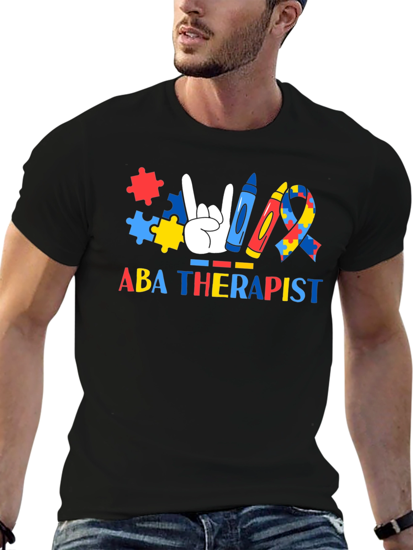 ABA Therapist Autism Awareness T-Shirt