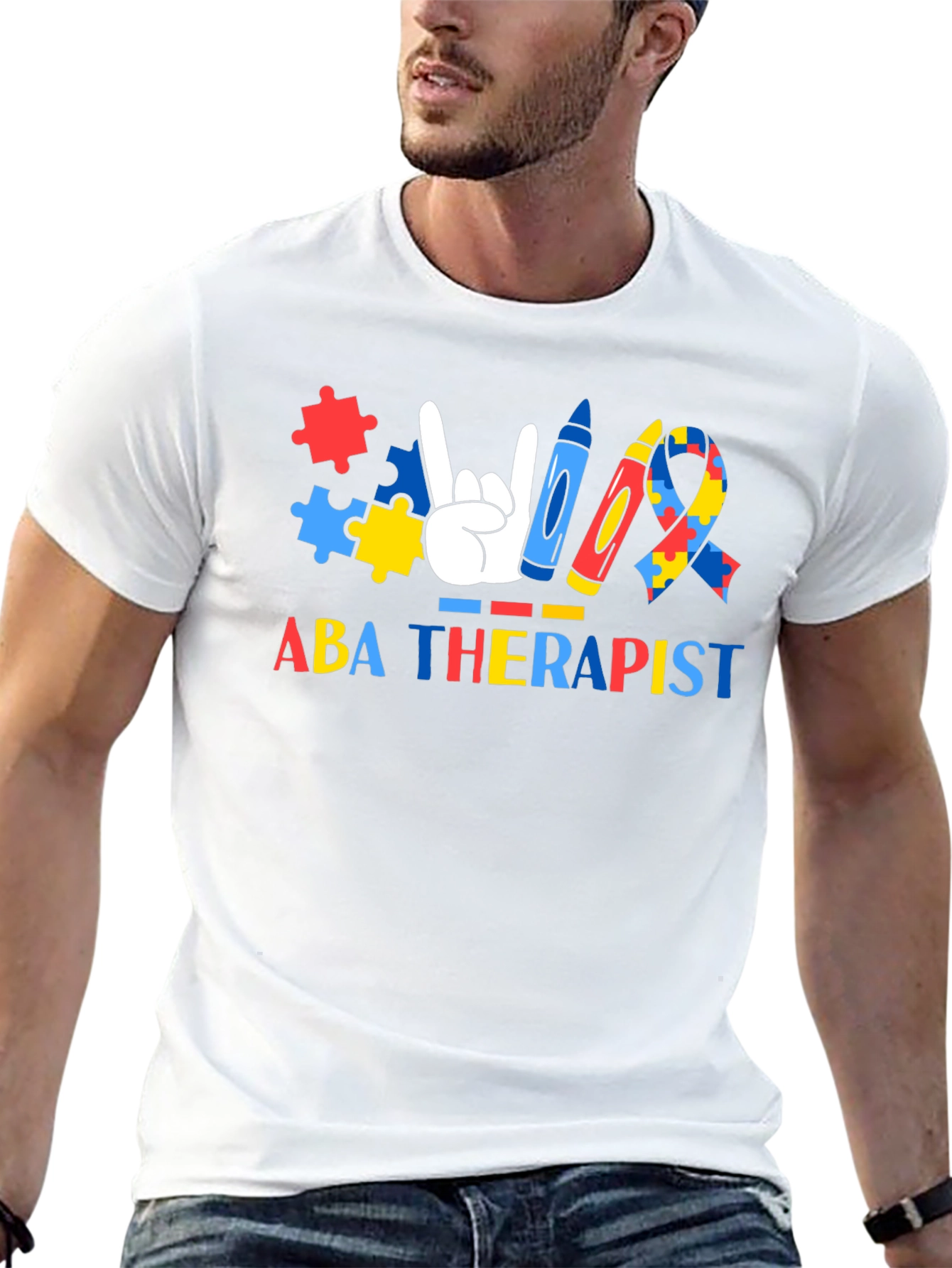 ABA Therapist Autism Awareness T-Shirt