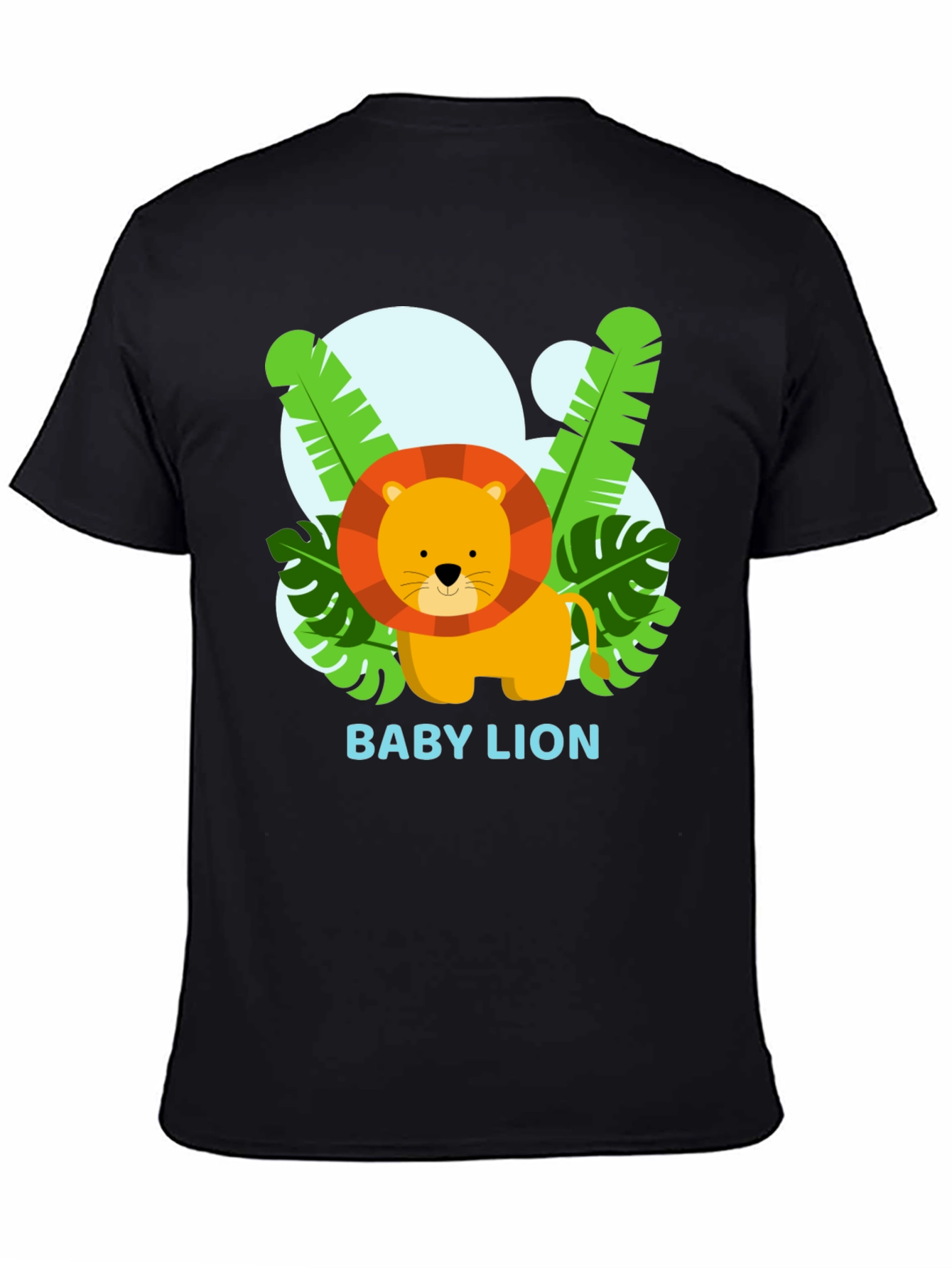 Cute Baby Lion Graphic T-Shirt