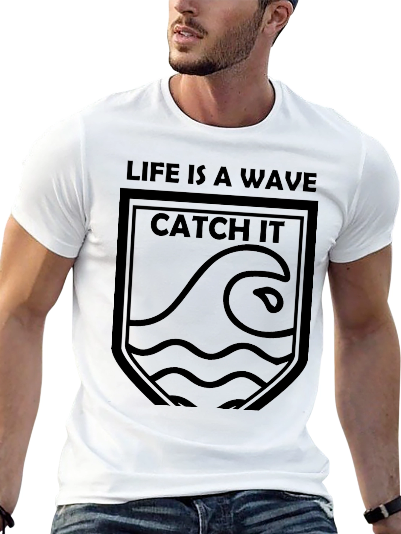 Life is a Wave Graphic T-Shirt