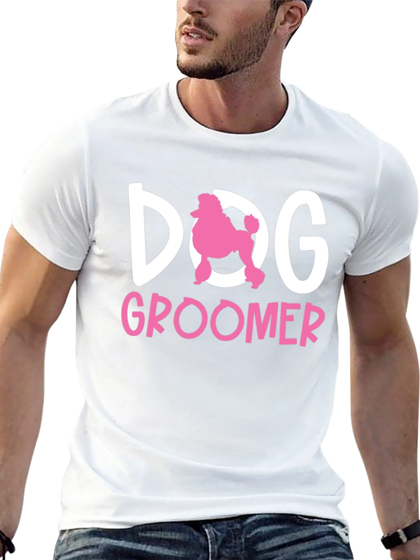 Dog Groomer T-Shirt - Poodle Design