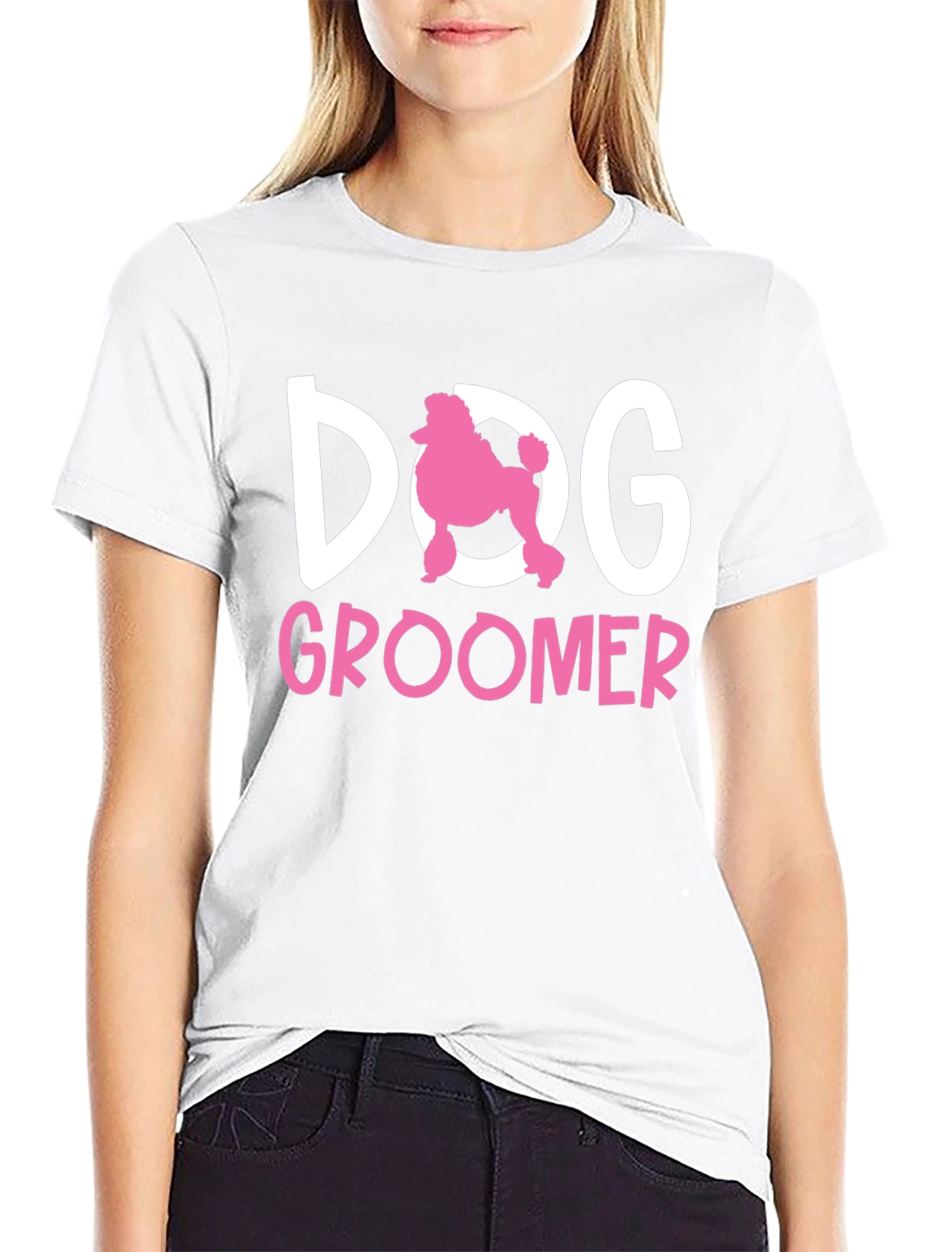Dog Groomer T-Shirt - Poodle Design