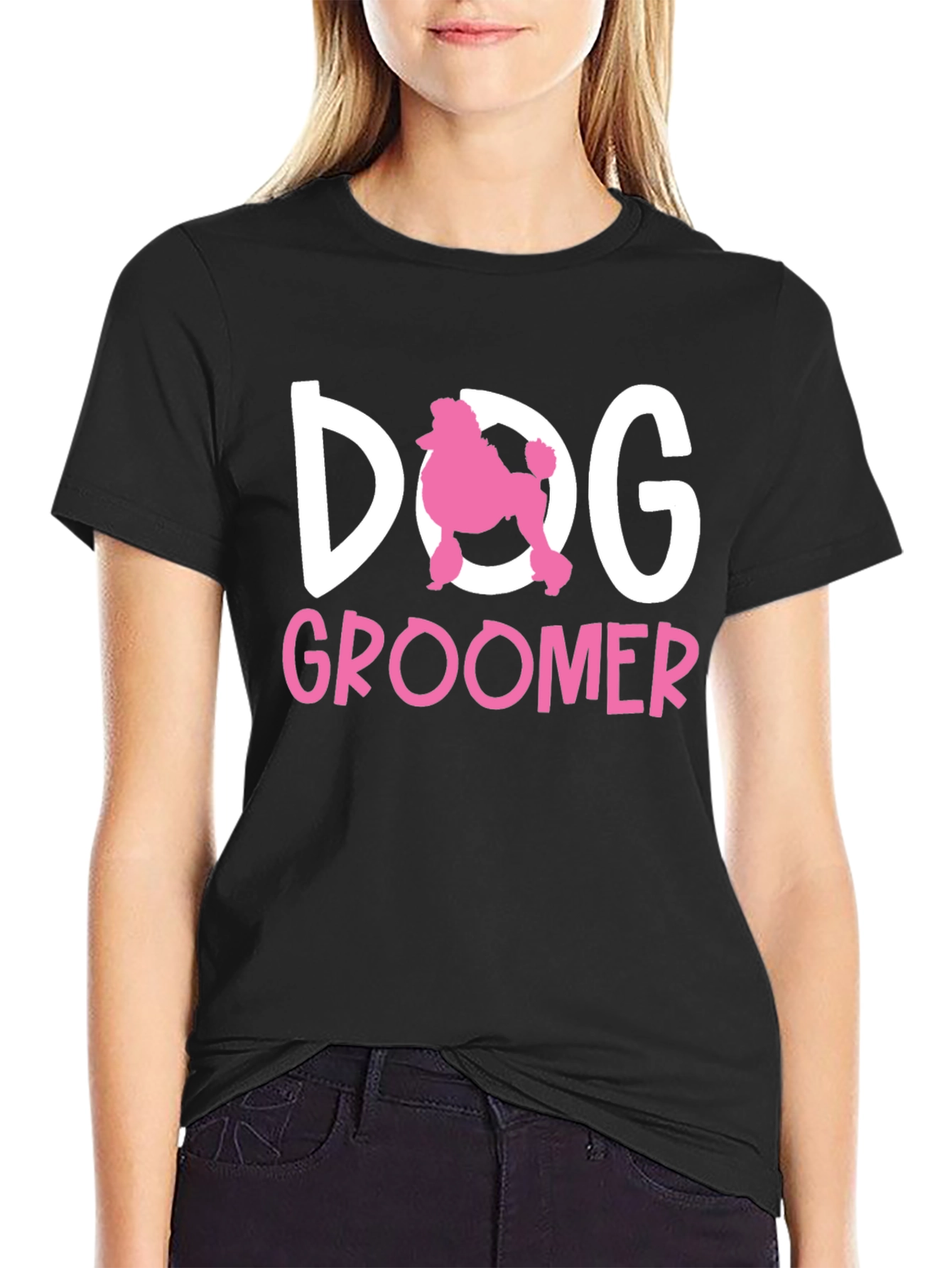 Dog Groomer T-Shirt - Poodle Design