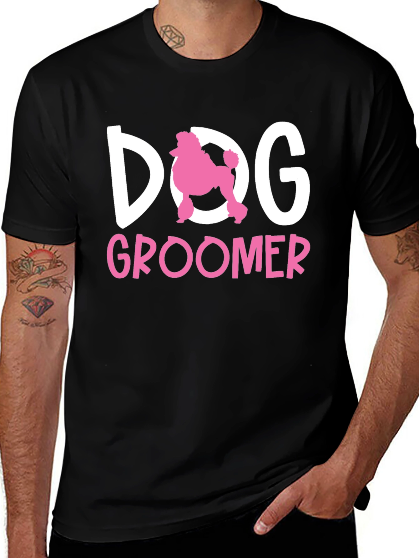 Dog Groomer T-Shirt - Poodle Design