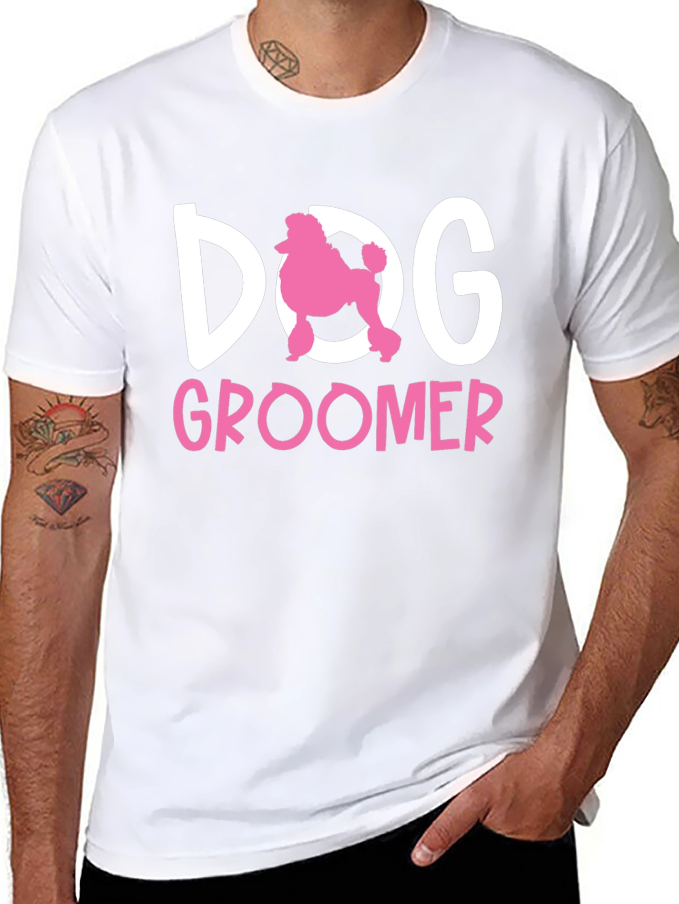 Dog Groomer T-Shirt - Poodle Design