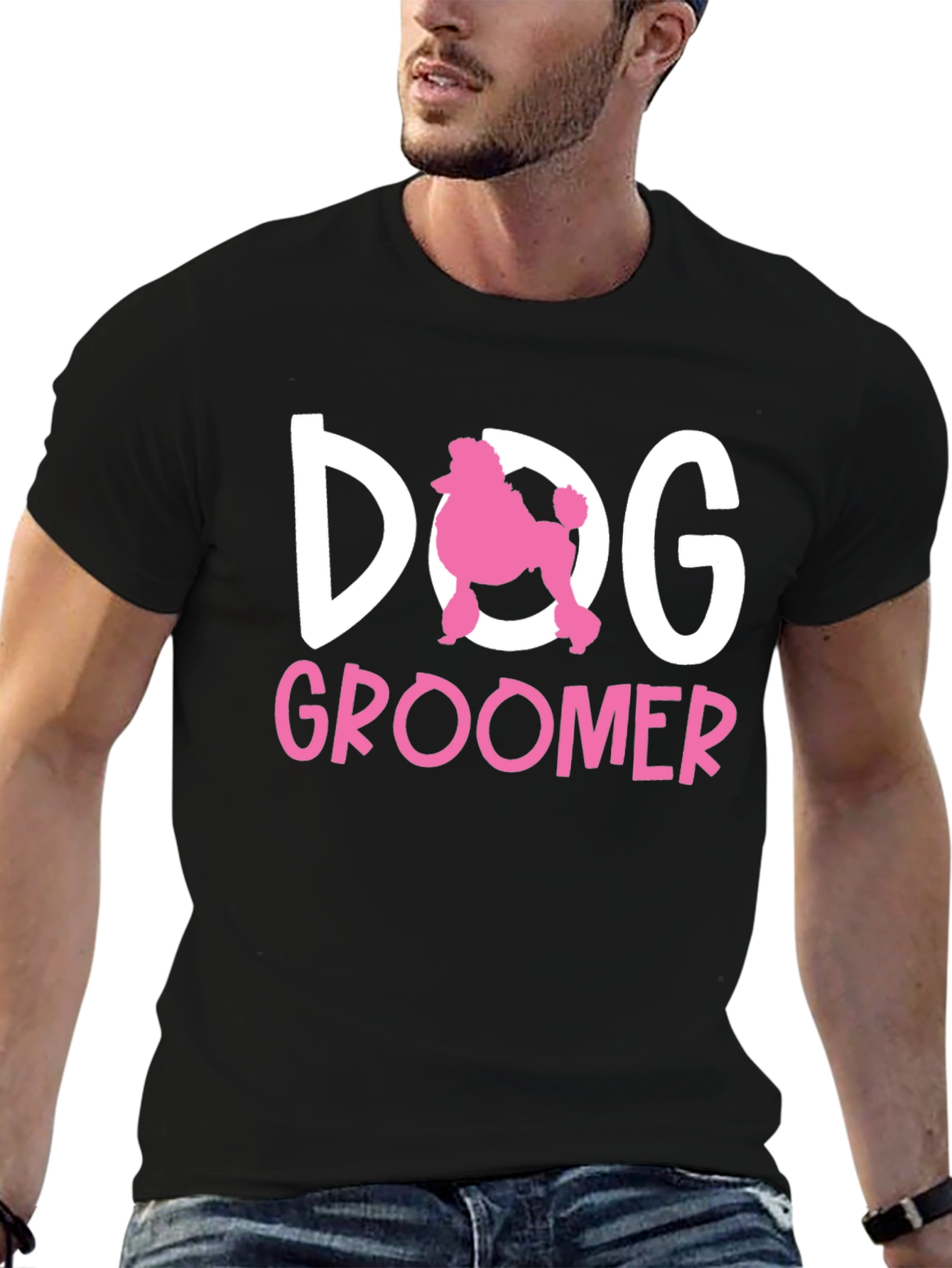 Dog Groomer T-Shirt - Poodle Design