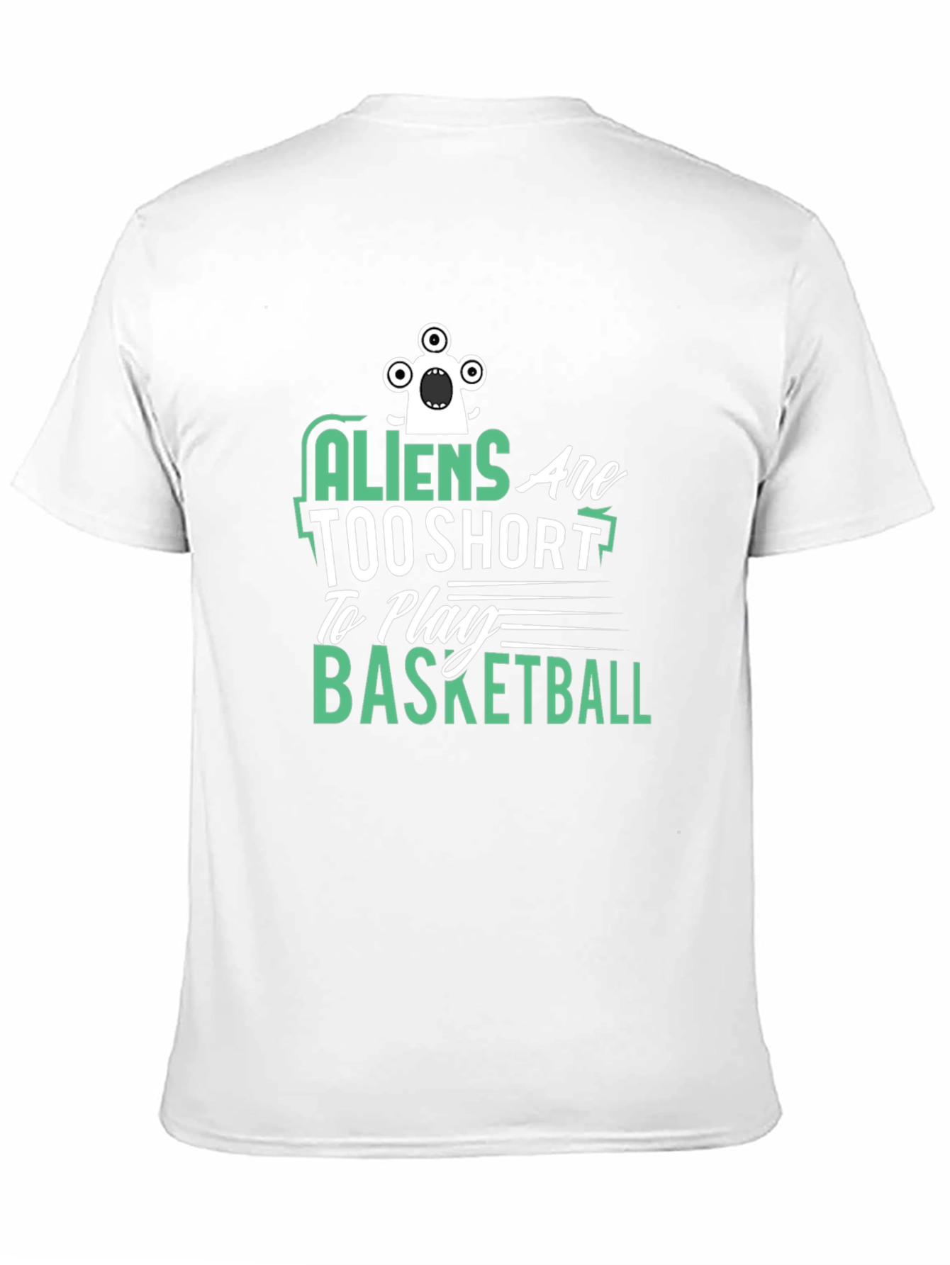 Aliens Basketball Graphic Tee - Black T-Shirt