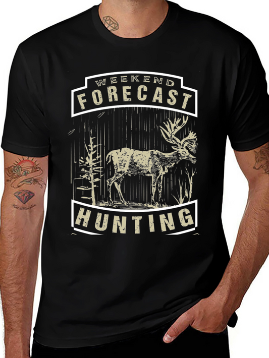 Weekend Forecast Hunting Tee - Deer Design