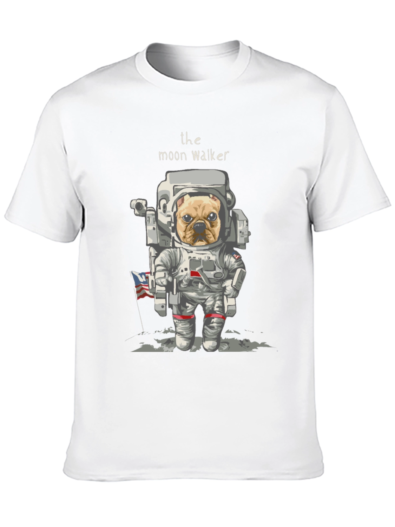 Moon Walker Dog Graphic T-Shirt