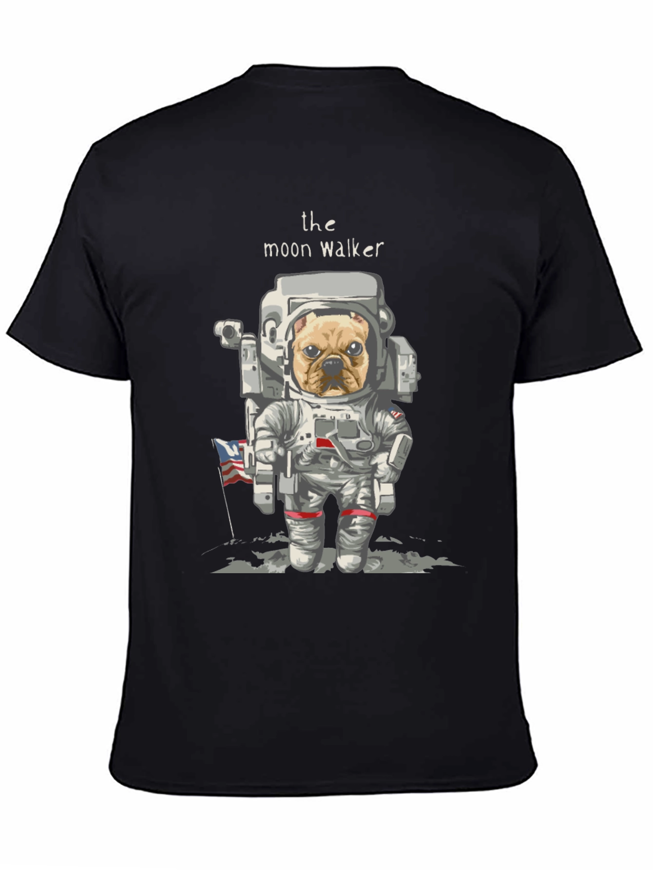 Moon Walker Dog Graphic T-Shirt