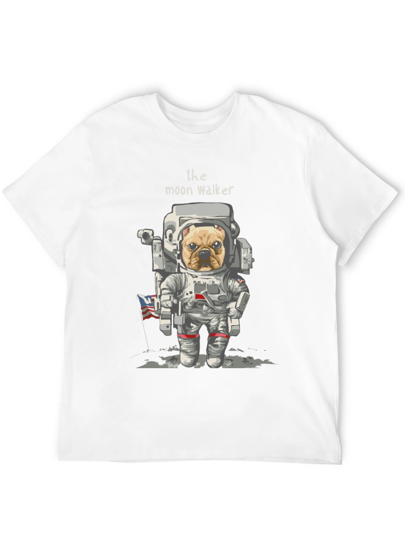 Moon Walker Dog Graphic T-Shirt