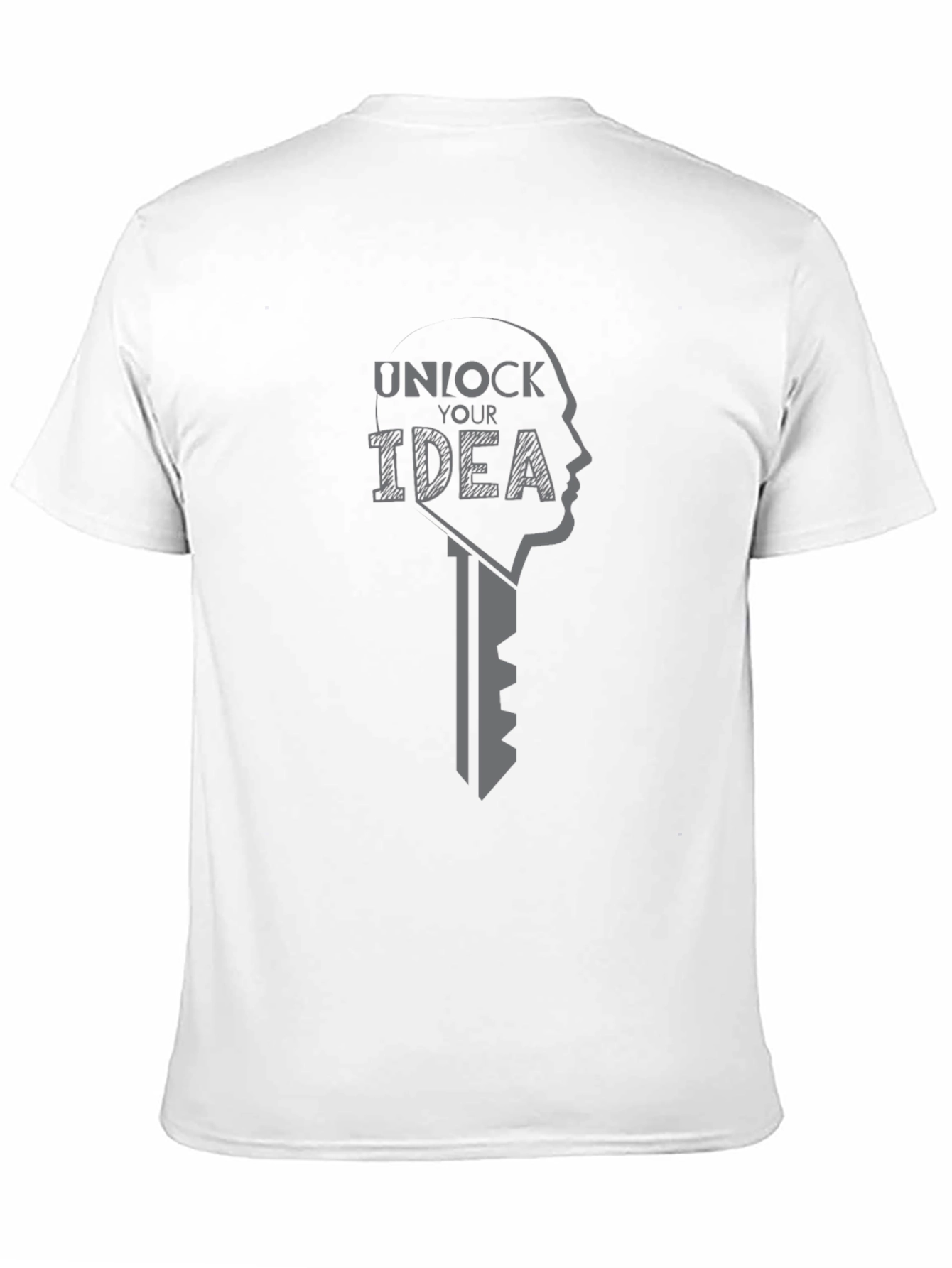 Unlock Your Idea Graphic T-Shirt - Premium Cotton Blend