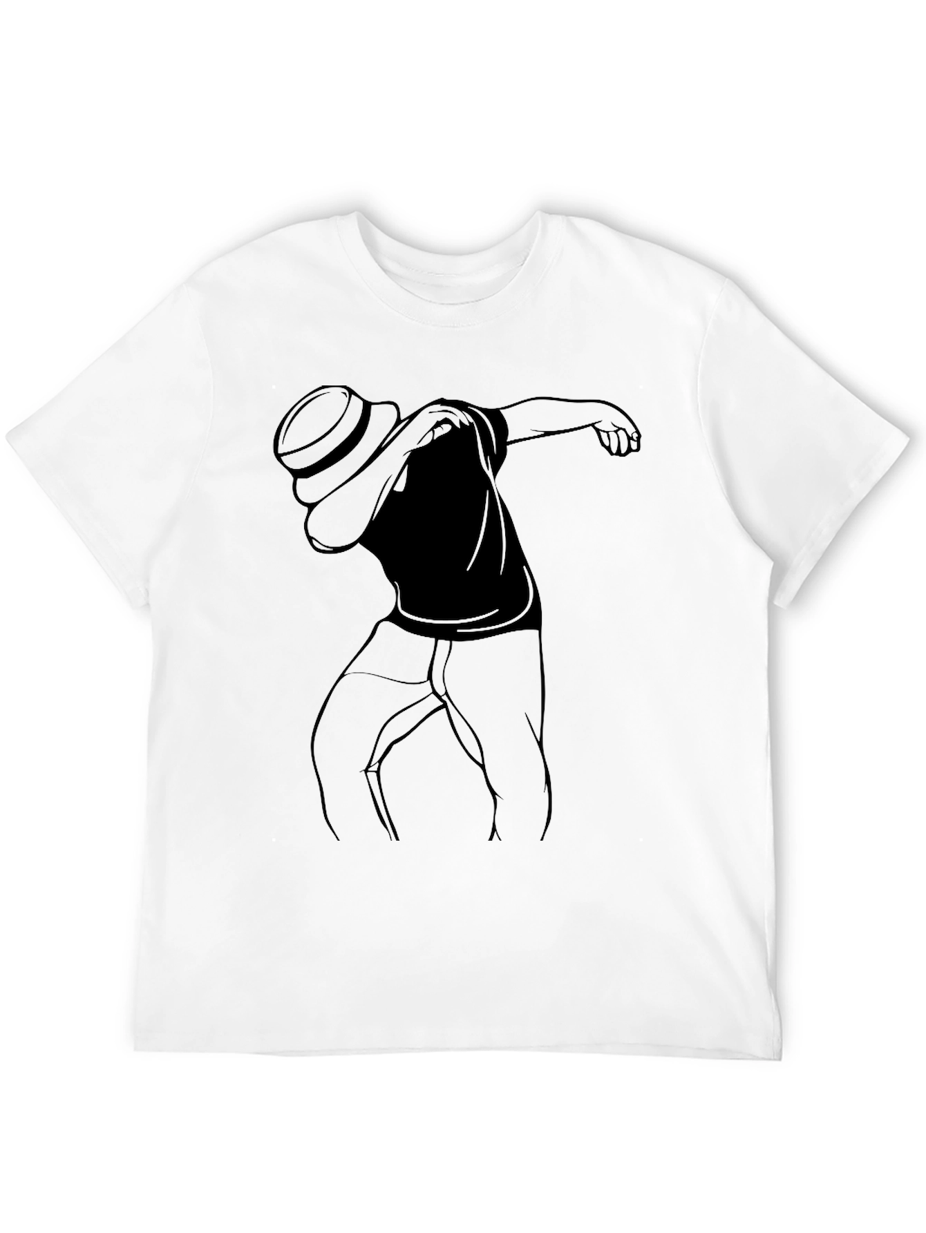Dabbing Man Graphic Tee - Cool & Stylish